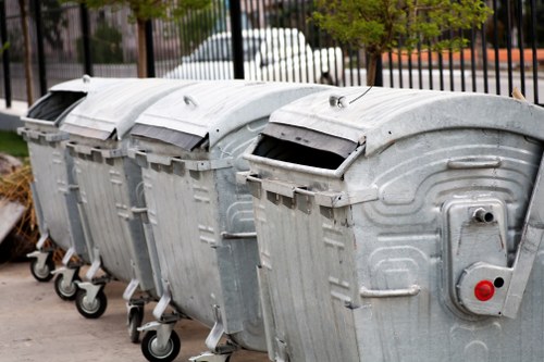 Commercial rubbish collection and recycling service in Acton