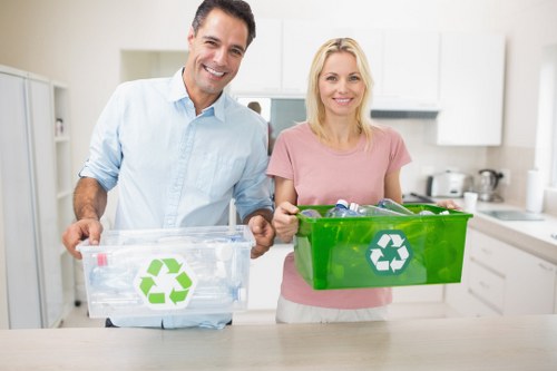 Office and retail business waste collection setup in Acton