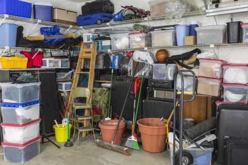 A tidy outdoor area after garden clearance in Acton