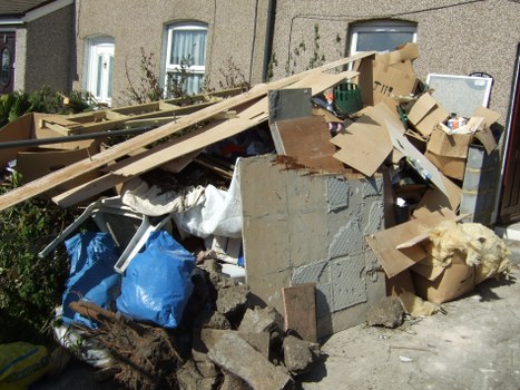 Garage clearance in Acton showing organised removal and recycling