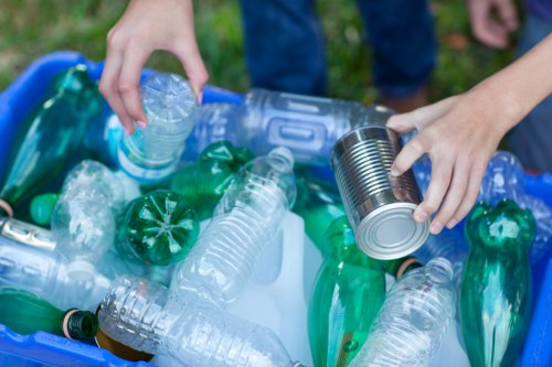 Organised commercial waste disposal area for Acton companies