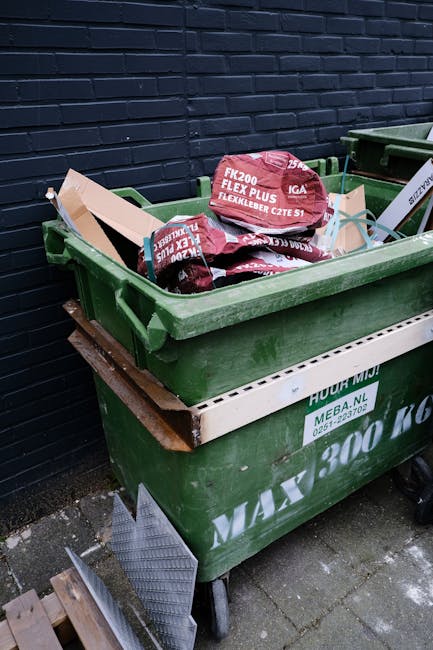 Waste removal South Acton Estate before and after